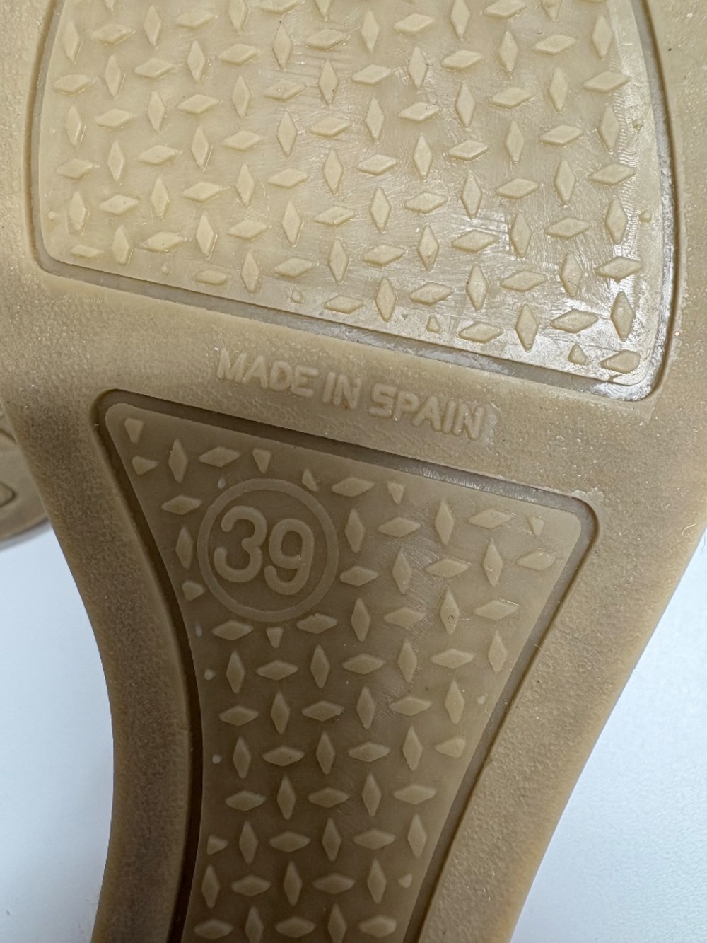 Toni Pons Ivonne Espadrille Platinum With Gold Leather Uppers - Size 39 - NEW. - Picture 6 of 12